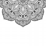 Spalvinimo drobė "Coloring mandala #4" Spalvinimo drobės | Colorbee.lt
